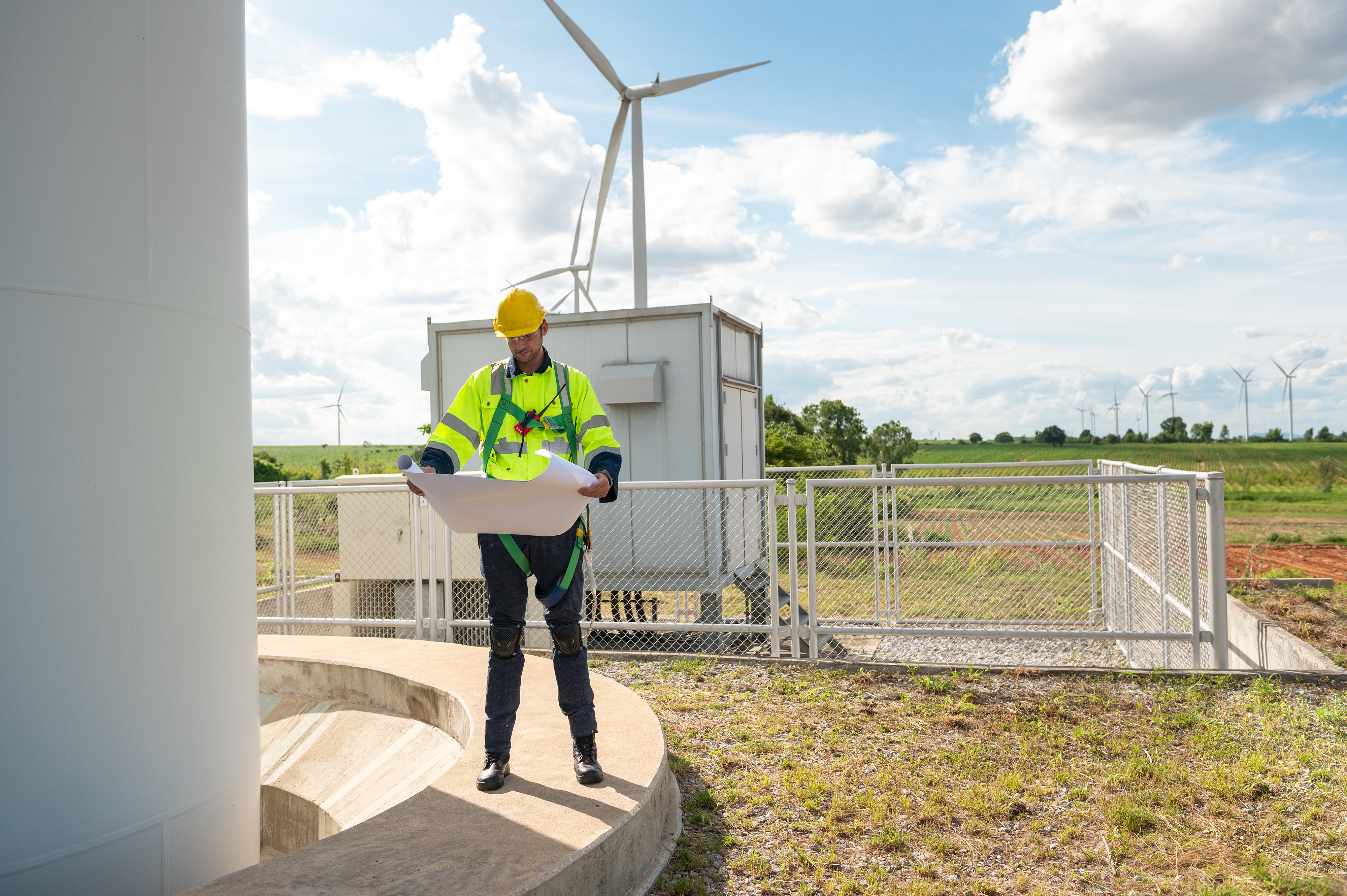 Engineer Working for Alternative Energy